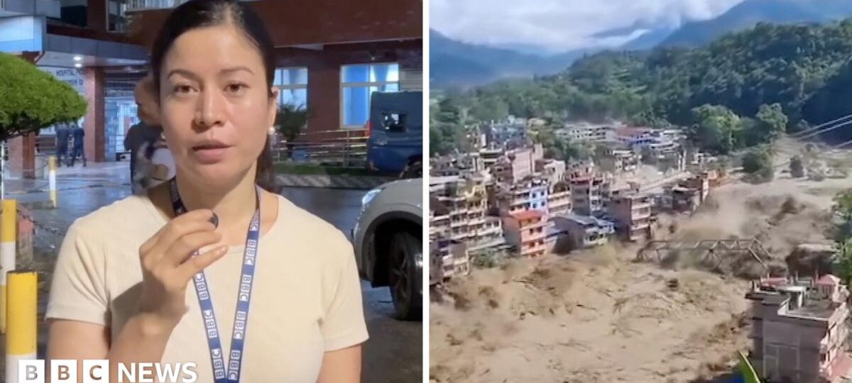 BBC visits hospital in Kathmandu as families wait for news