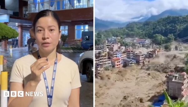 BBC visits hospital in Kathmandu as families wait for news