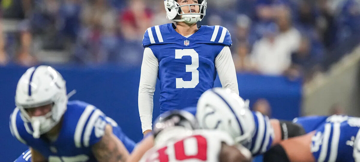 The numbers say Blake Grupe. The pressure kicks say Spencer Shrader for Colts kicker