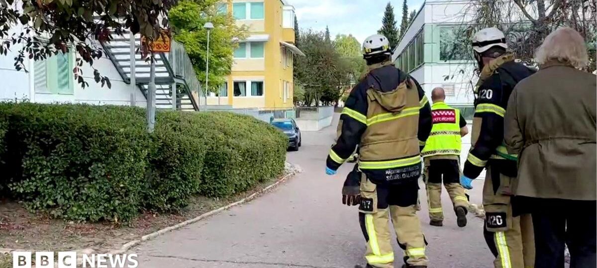 Several injured after sword attack at Swedish school