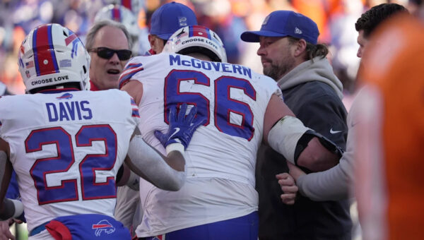 2 key Bills offensive players leave first practice at new stadium
