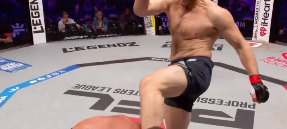 PFL Charlotte video: Denis Goltsov scores violent TKO in opening round