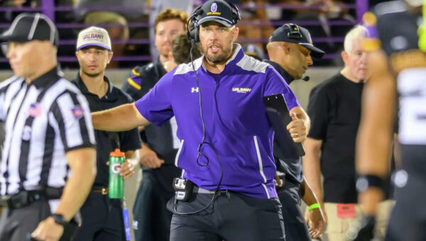 Koch’s big night helps Great Danes win Tom Perkovich’s UAlbany football coaching debut