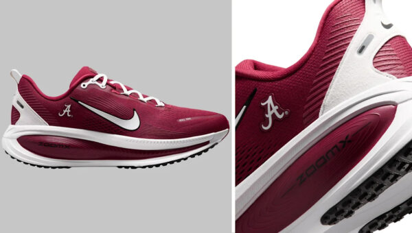 Nike releases Alabama Vomero 18 running shoes ahead of college football season