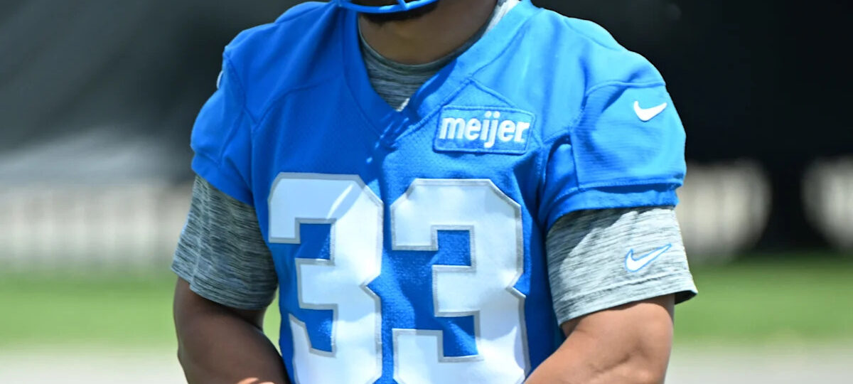 Why Sione Vaki, Lions RB, didn’t play vs. Commanders