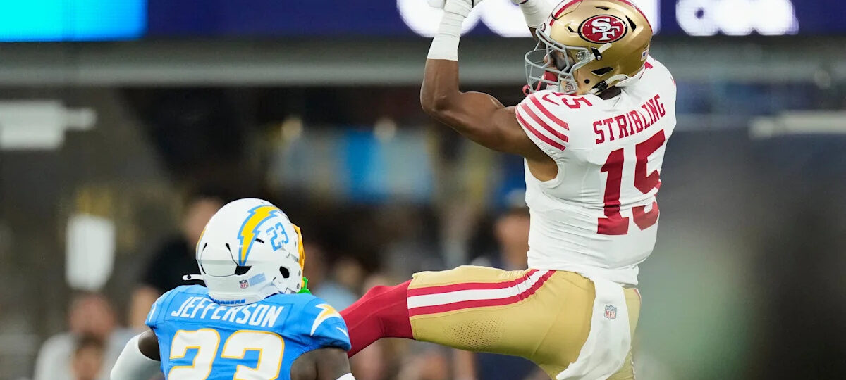 49ers rookie WR De'Zhaun Stribling plays with Brock Purdy, continues impressive preseason