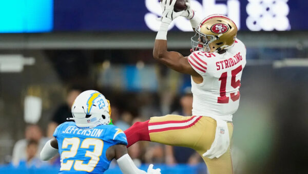 49ers rookie WR De'Zhaun Stribling plays with Brock Purdy, continues impressive preseason