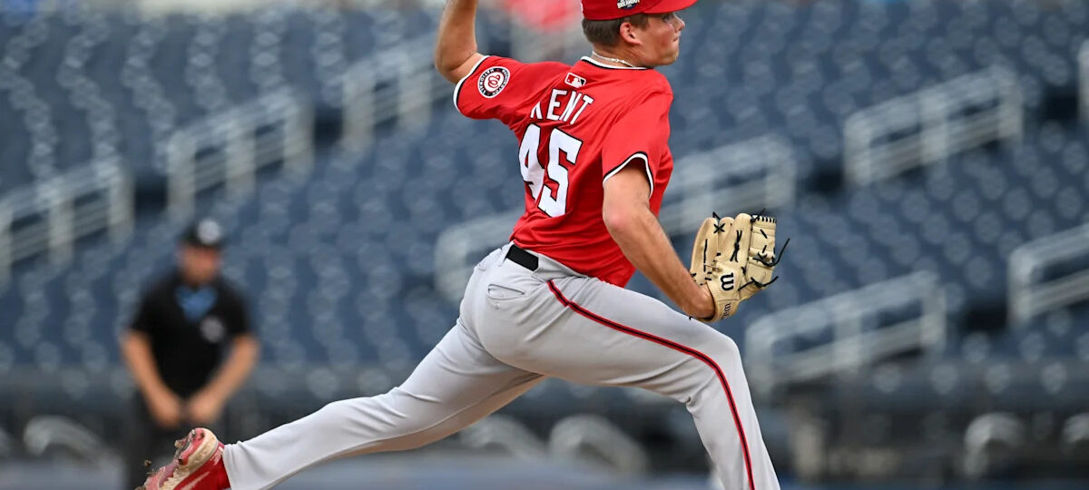 Nationals reportedly calling up pitching prospect Jackson Kent to fill out thin starting rotation