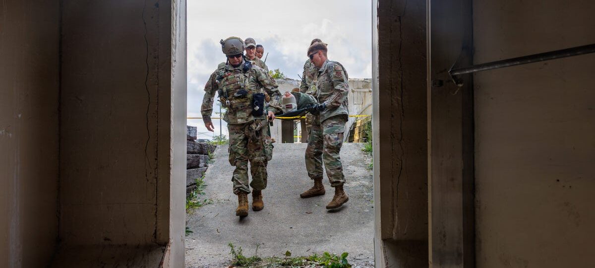 Learning from Ukraine, US Air Force medics are throwing up nets and pushing underground to survive drone attacks