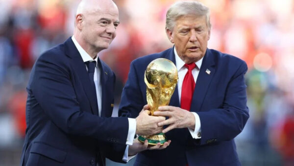 Trump defends Infantino, lauds FIFA president for World Cup success