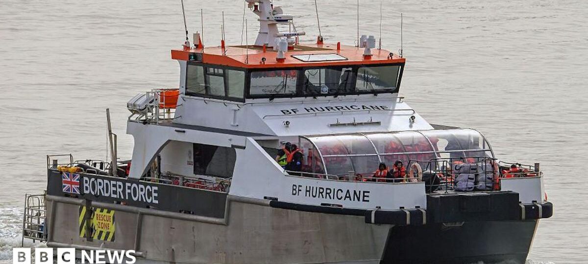 More than 150 migrants rescued after boat catches fire in Channel