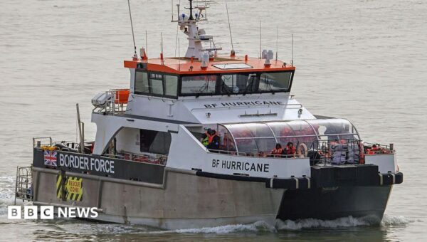 More than 150 migrants rescued after boat catches fire in Channel