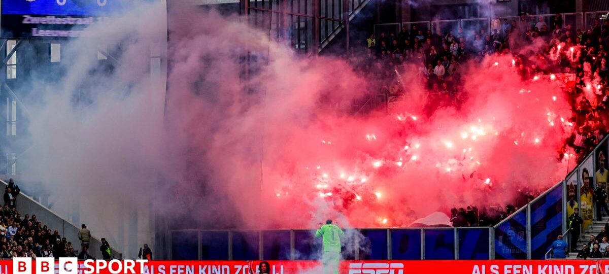 Fans suffer firework burns and eye injuries in Eredivisie