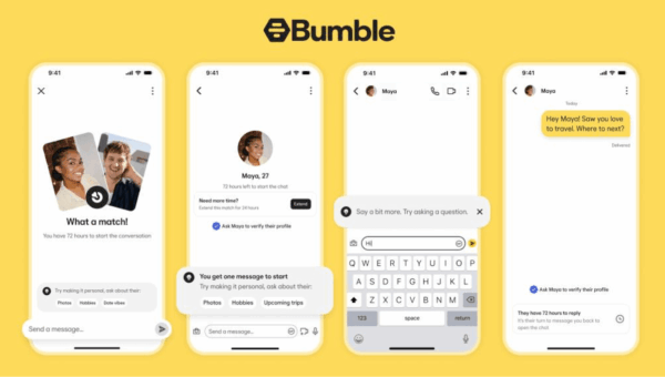 Bumble ditches its rule that kept men from making the first move