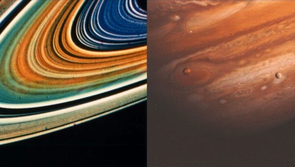 NASA’s Voyager probes have traveled through space for nearly 50 years. See the remarkable photos from their journeys.