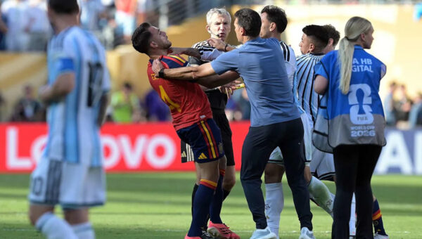 Argentina Players, Staffers Banned a Combined 21 Games for Ugly World Cup Final Brawl After Loss to Spain