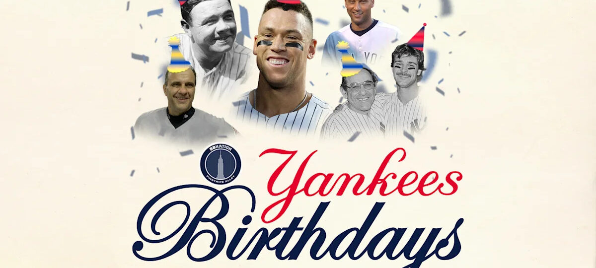 The Yankees Birthday Series, presented by Pinstripe Alley