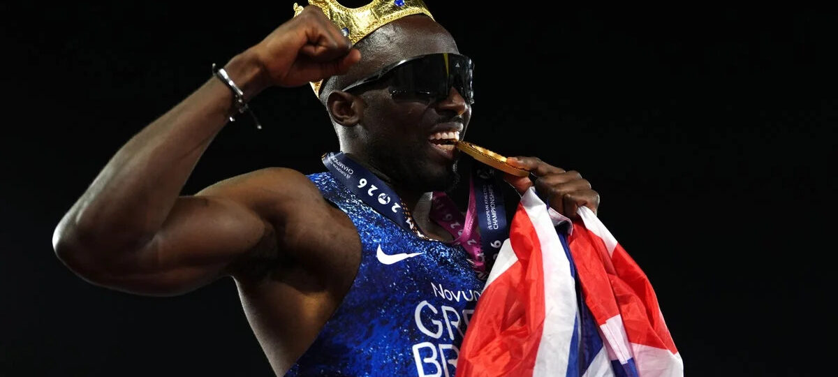 Romell Glave and Jeremiah Azu storm to British one-two in European 100m