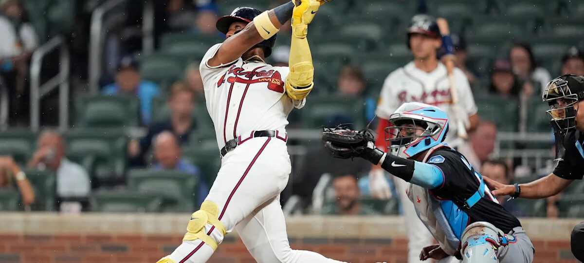 Acuña hits 2 homers, Olson adds blast as Braves beat Marlins 11-3 for season-best 8th straight win