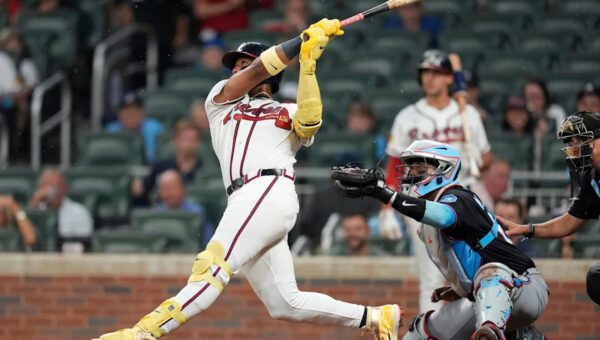 Acuña hits 2 homers, Olson adds blast as Braves beat Marlins 11-3 for season-best 8th straight win
