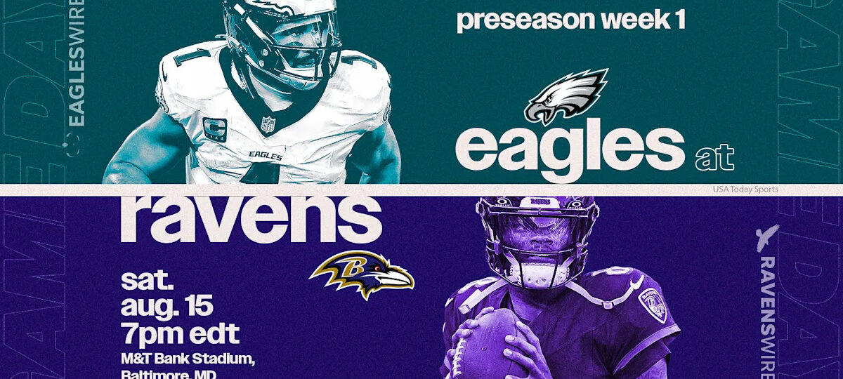 Ravens vs. Eagles live updates: NFL preseason game score, highlights