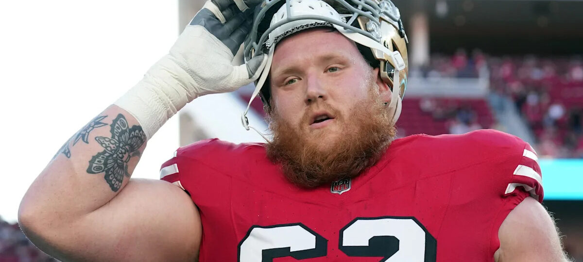 49ers OL pushing for starting job quickly ruled out with injury
