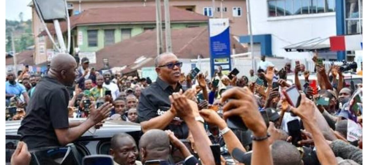 Reactions trail mammoth crowd in Benin as Peter Obi dares Gov Okpebholo, storms Edo [VIDEO]