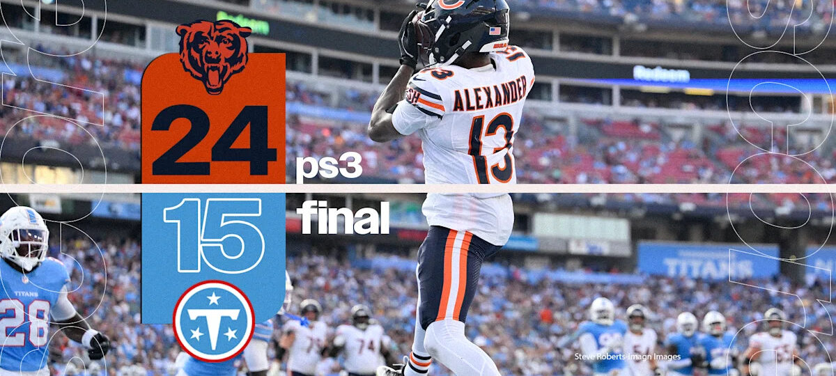 Instant analysis of Bears' preseason win over Titans