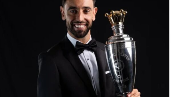 BREAKING: PFA Awards: Man Utd’s Bruno Fernandes beats Rice to Player of the Year