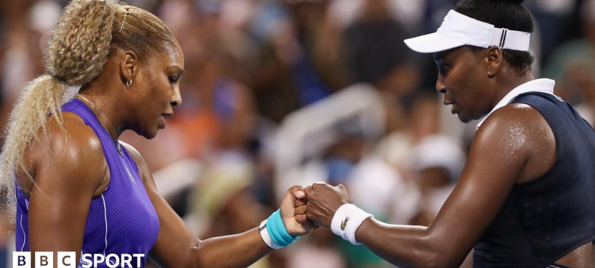 Williams sisters lose on doubles return