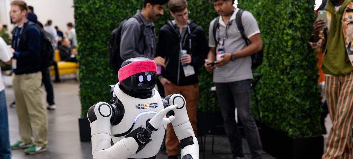 Silicon Valley threw a hot robot party, and the clankers were M.I.A.