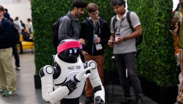 Silicon Valley threw a hot robot party, and the clankers were M.I.A.
