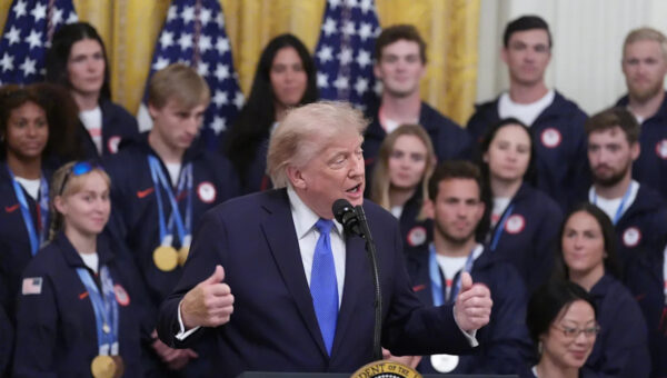 Trump celebrates US Winter Olympians and Paralympians at the White House