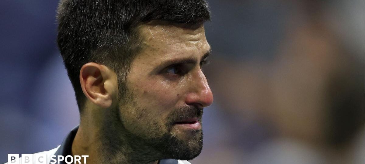 Djokovic breaks down in tears during US Open first-round exit