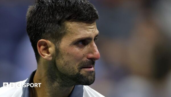 Djokovic breaks down in tears during US Open first-round exit