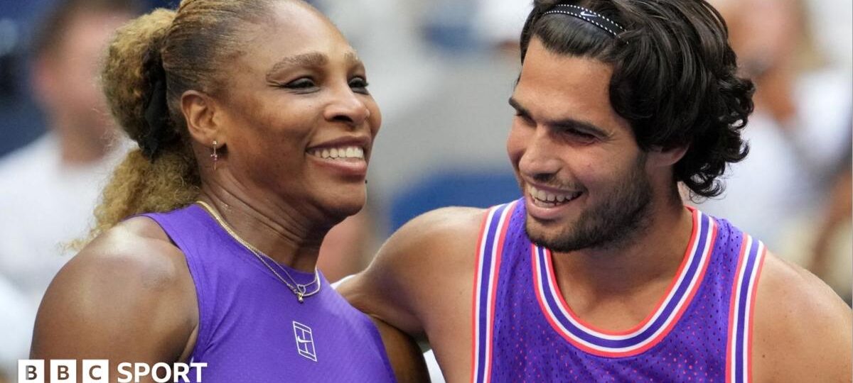 Alcaraz and Williams thrill in brief but bright US Open mixed doubles showing