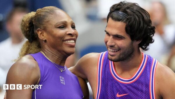 Alcaraz and Williams thrill in brief but bright US Open mixed doubles showing
