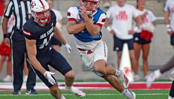 Jacksonville State football LB Walker O’Steen leaves North Dakota State game