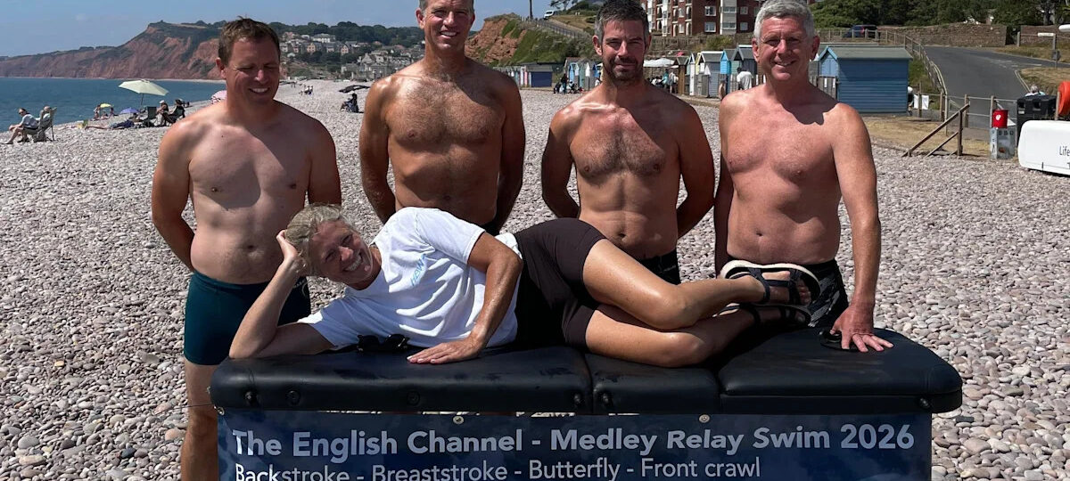 Channel swimming dads hoping for world record