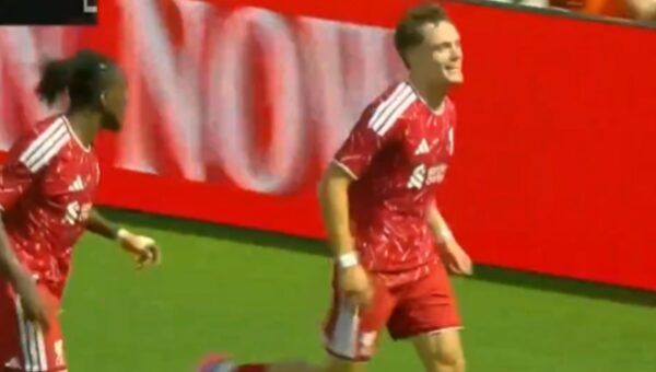 Watch: Florian Wirtz with a brilliant volley for Liverpool vs Leeds in pre-season friendly