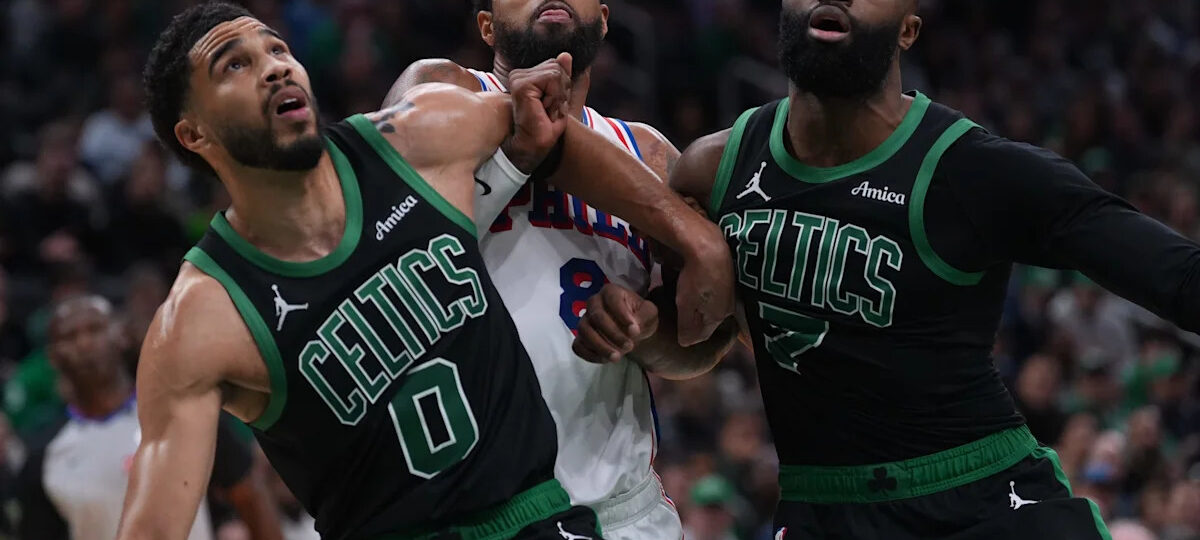 Jaylen Brown dishes on relationship with Jayson Tatum in Sixers introduction