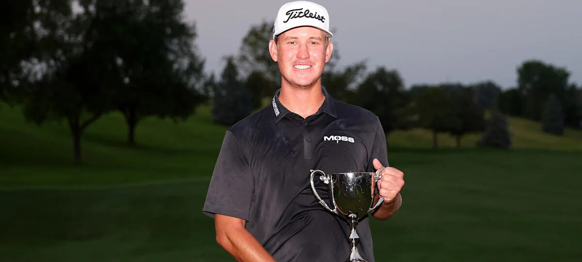 New pro Frankie Harris fires 59, wins playoff on Korn Ferry Tour