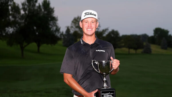 New pro Frankie Harris fires 59, wins playoff on Korn Ferry Tour