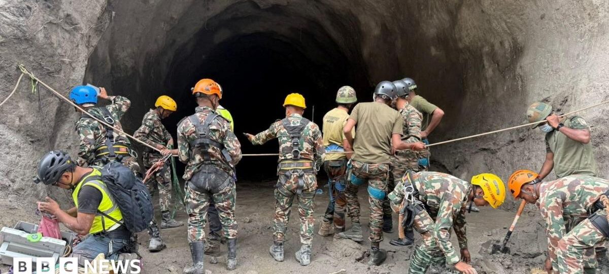 Nepal rescuers blast hillside in search of hydropower workers as families wait anxiously