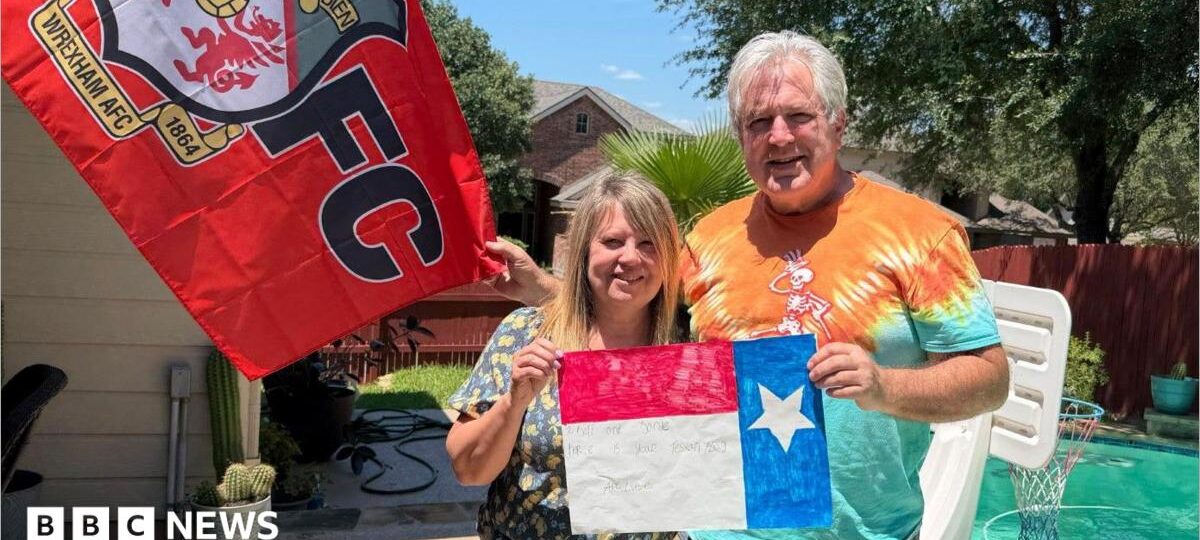 Couple to move from Texas to Wrexham after watching Ryan Reynolds series