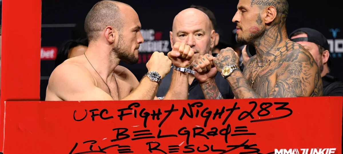 UFC Belgrade live updates: Medic vs. Rodriguez round-by-round coverage