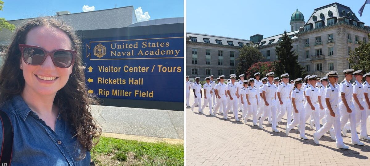 I visited the elite United States Naval Academy in Annapolis. An 8-minute ceremony gave me goosebumps.