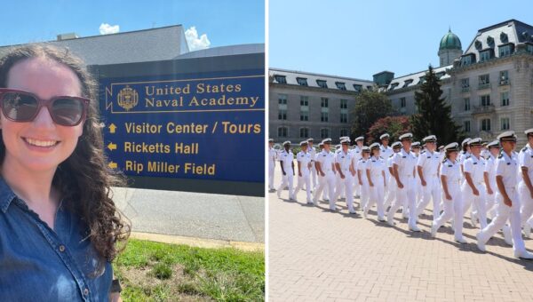 I visited the elite United States Naval Academy in Annapolis. An 8-minute ceremony gave me goosebumps.