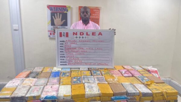NDLEA arrests Lagos socialite KC Luxury, seizes cocaine worth N39bn