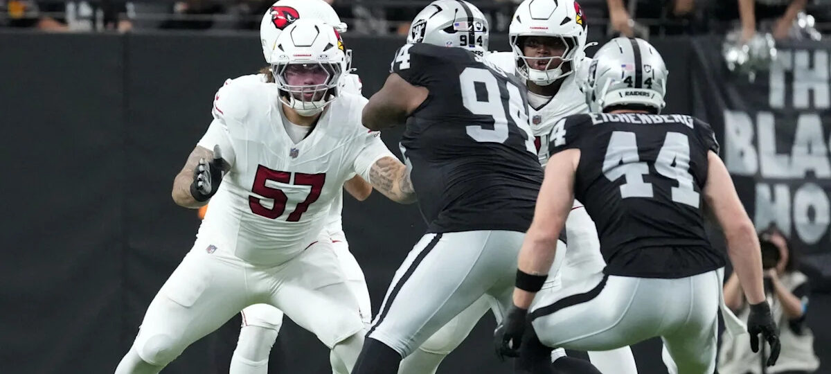 Cardinals rookie OL Chase Bisontis tears MCL